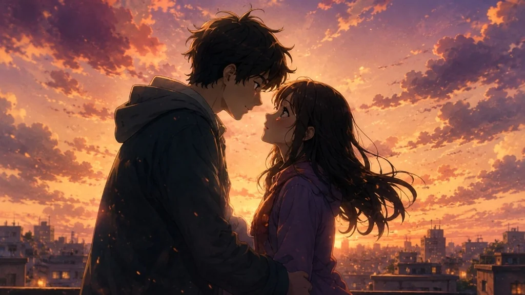 Anime Romance template preview
